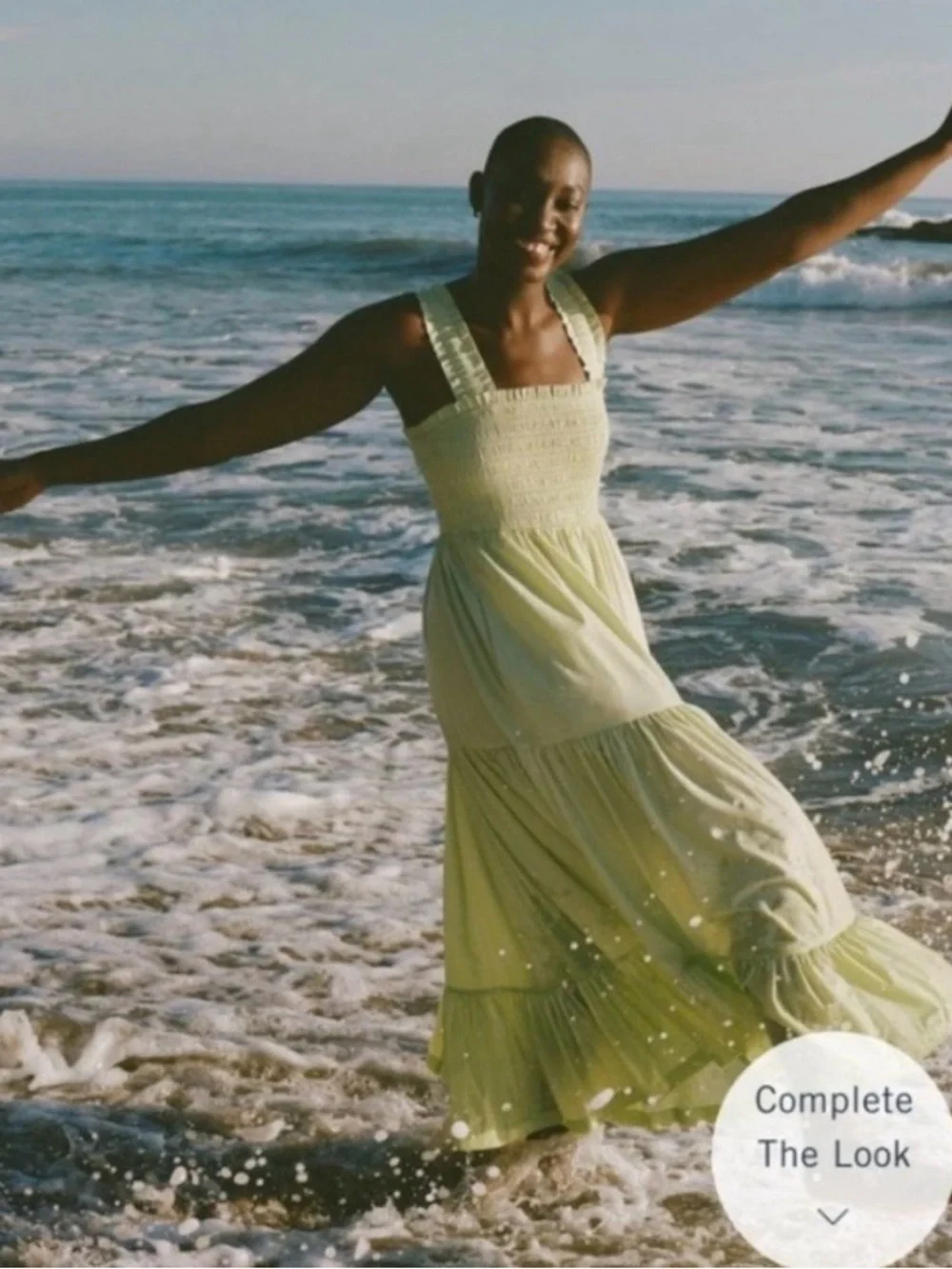 Abercrombie & Fitch Smocked Maxi Dress